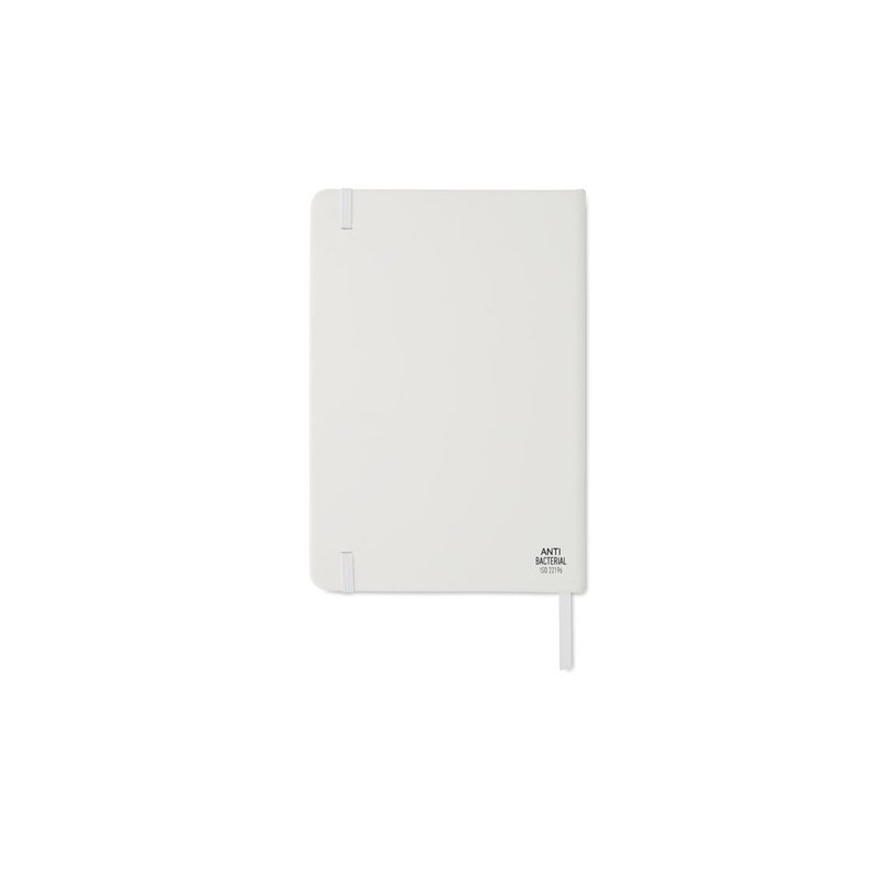 Carnet A5 antibactérien premium personnalisé ARCO CLEAN Matières : papier Couleurs : blanc personnalisable avec votre logo