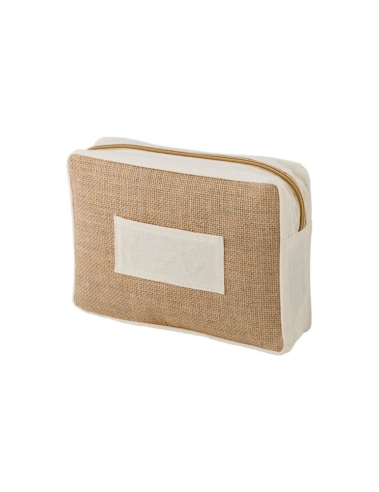 Trousse de Toilette en Jute Personnalisée - Julian, Objets Publicitaires