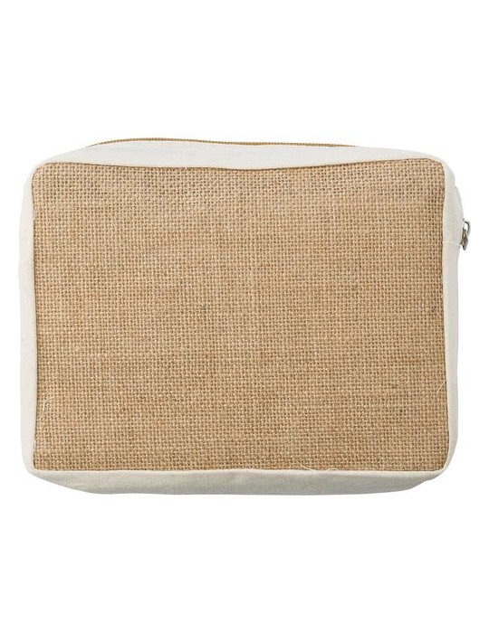 Trousse de Toilette en Jute Personnalisée - Julian, Objets Publicitaires