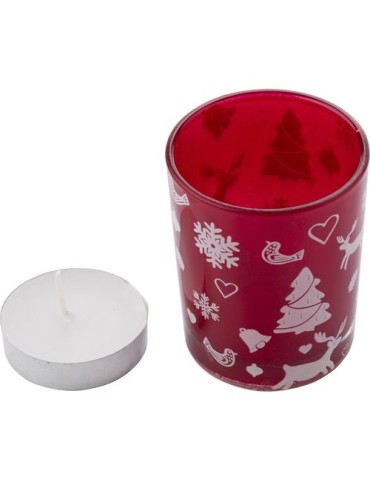 Photophore en verre décoré - Cadeau idéal personnalisé pas cher 2