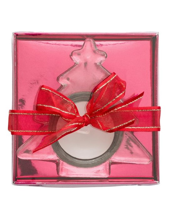 Porte-bougie en verre élégant - Cadeau parfait personnalisé pas cher