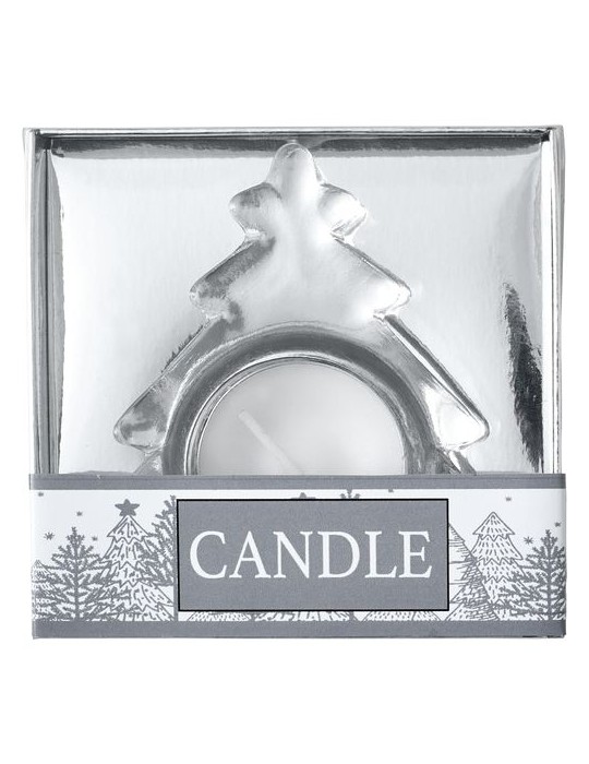 Porte-bougie en verre élégant - Cadeau parfait personnalisé pas cher