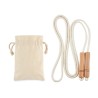 Corde à sauter  en coton - JUMP Matières : coton Couleurs : beige