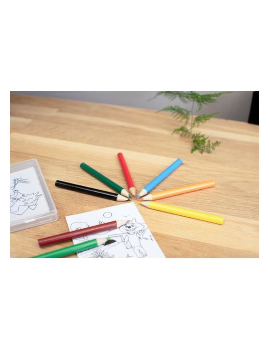 Set à Dessin 8 Crayons Colorés Personnalisé - Adita