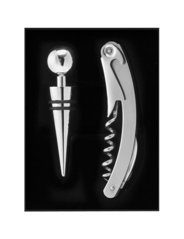 Set à Vin Élégant Économique en Métal Personnalisé Eve - Accessoires de Prestige