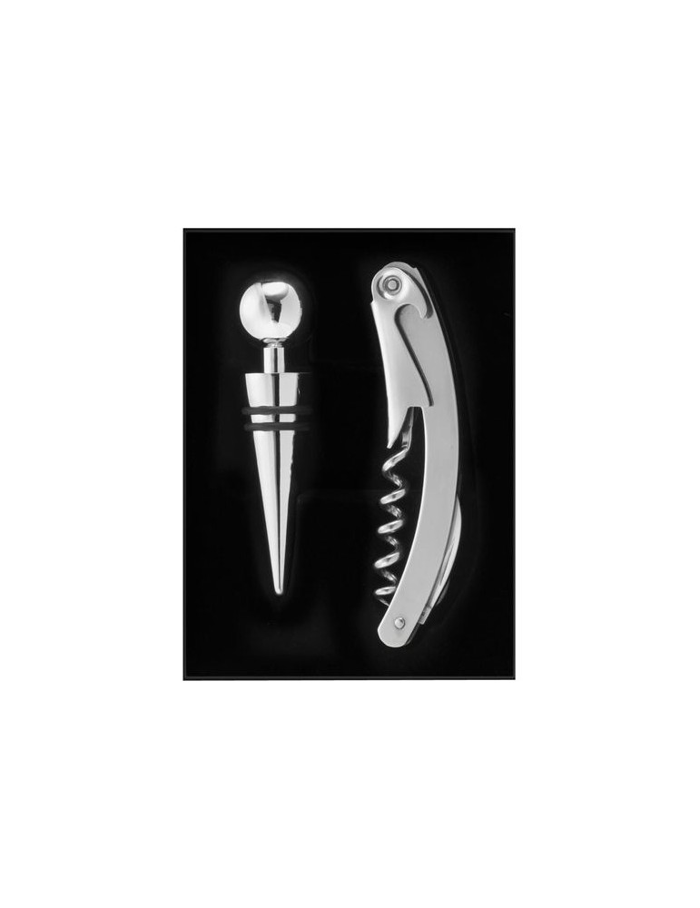 Set à Vin Élégant Économique en Métal Personnalisé Eve - Accessoires de Prestige