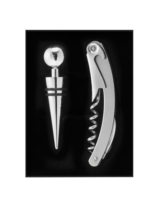 Set à Vin Élégant Économique en Métal Personnalisé Eve - Accessoires de Prestige