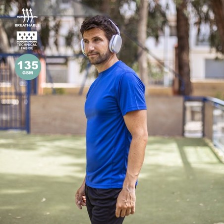 T-Shirt Personnalisable Technique Adulte - Tecnic Rox Matières : polyester Taille textile : M Couleurs : blanc accessoire événem