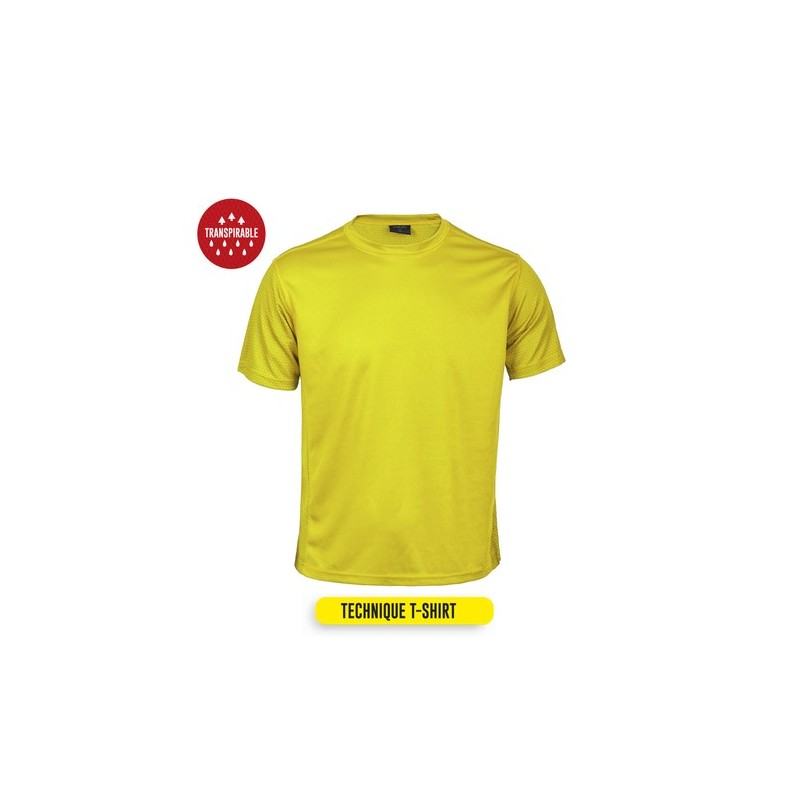 T-Shirt Personnalisable Technique Adulte - Tecnic Rox Matières : polyester Taille textile : M Couleurs : blanc goodies entrepris