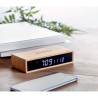 Chargeur sans fil  en bambou MORO Matières : ABS Couleurs : bois impression haute définition