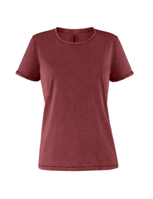T-shirt femme coton délavé textile publicitaire | Husky Woman