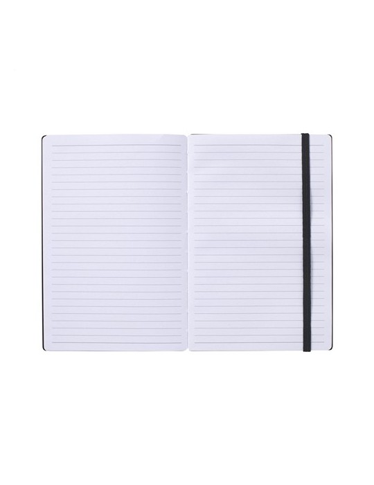 Bamboo Journal Naked Spine Notebook Black A5 carnet de notes