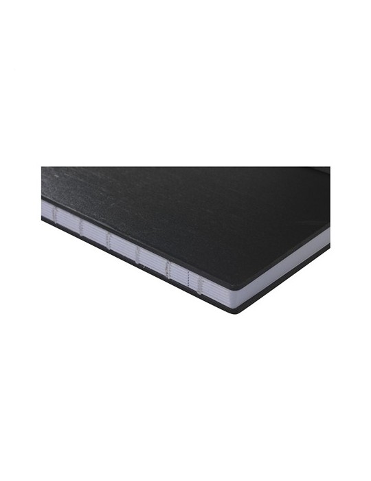 Bamboo Journal Naked Spine Notebook Black A5 carnet de notes
