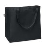 Sac shopping  grand modèle en RPET personnalisé TASLO Matières : PET recyclé Couleurs : noir