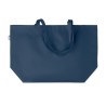 Sac shopping  grand modèle en RPET personnalisé TASLO Matières : PET recyclé Couleurs : bleu marquage laser ultra précis