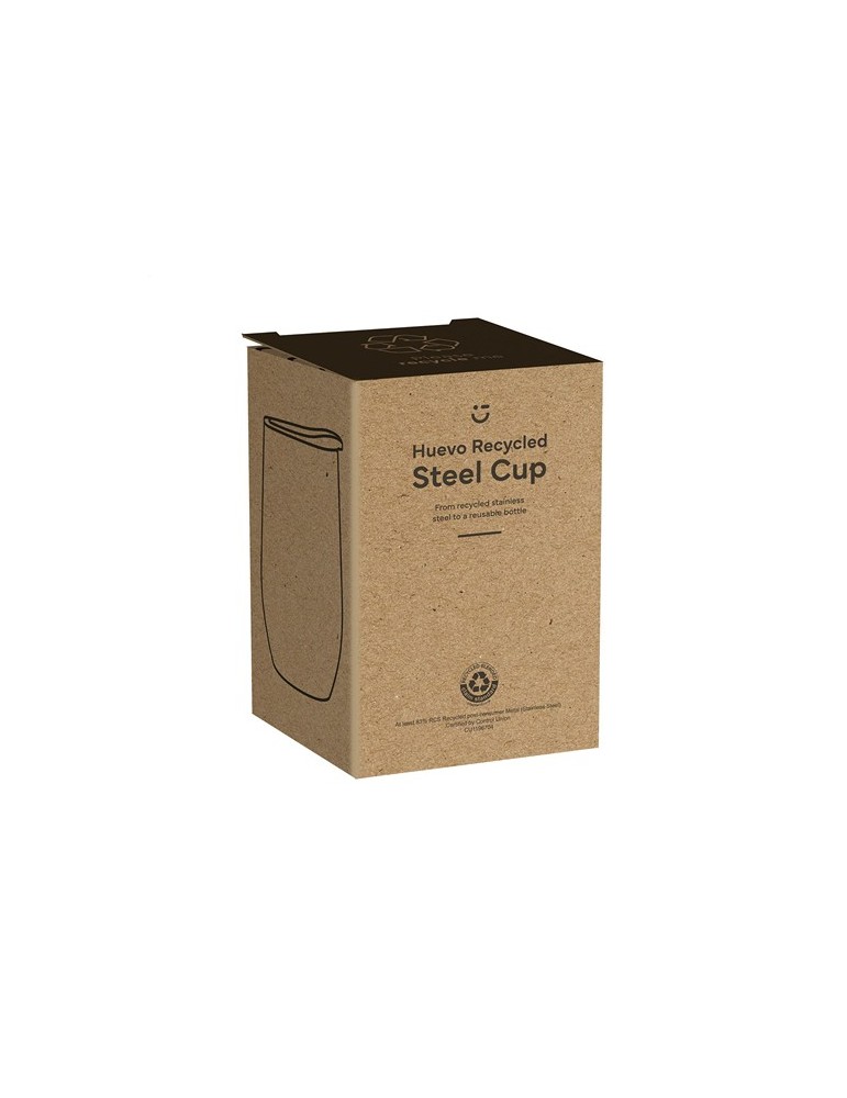 Huevo RCS Recycled Steel Cup 350 ml thermos