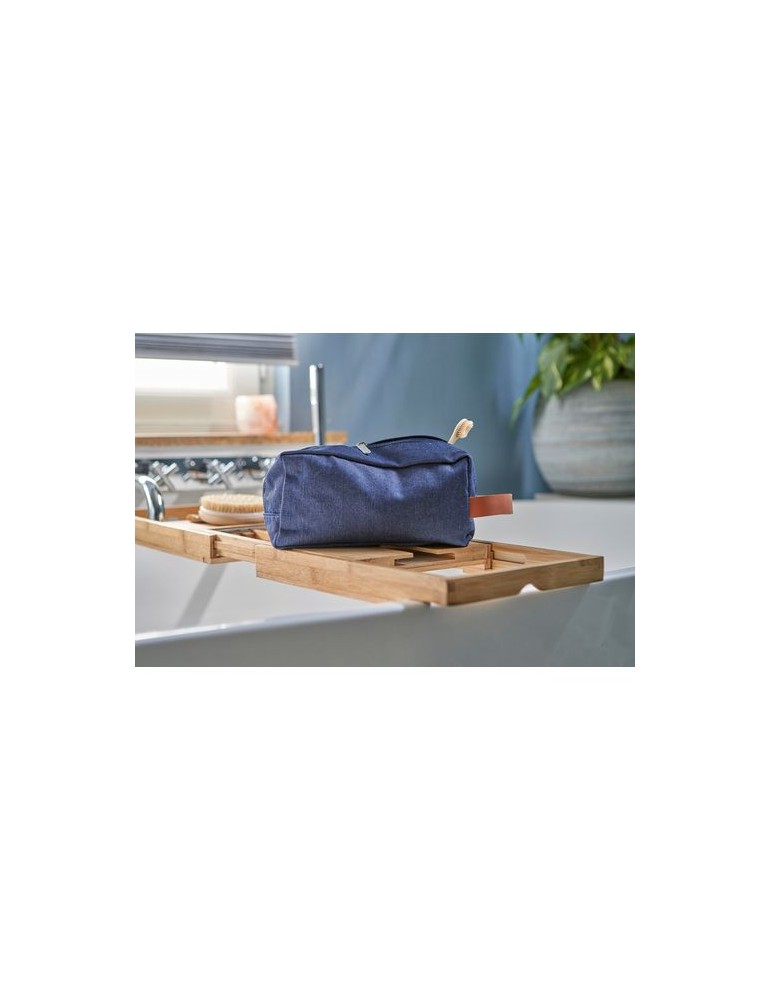 Trousse de toilette personnalisée en denim Marianne pas cher