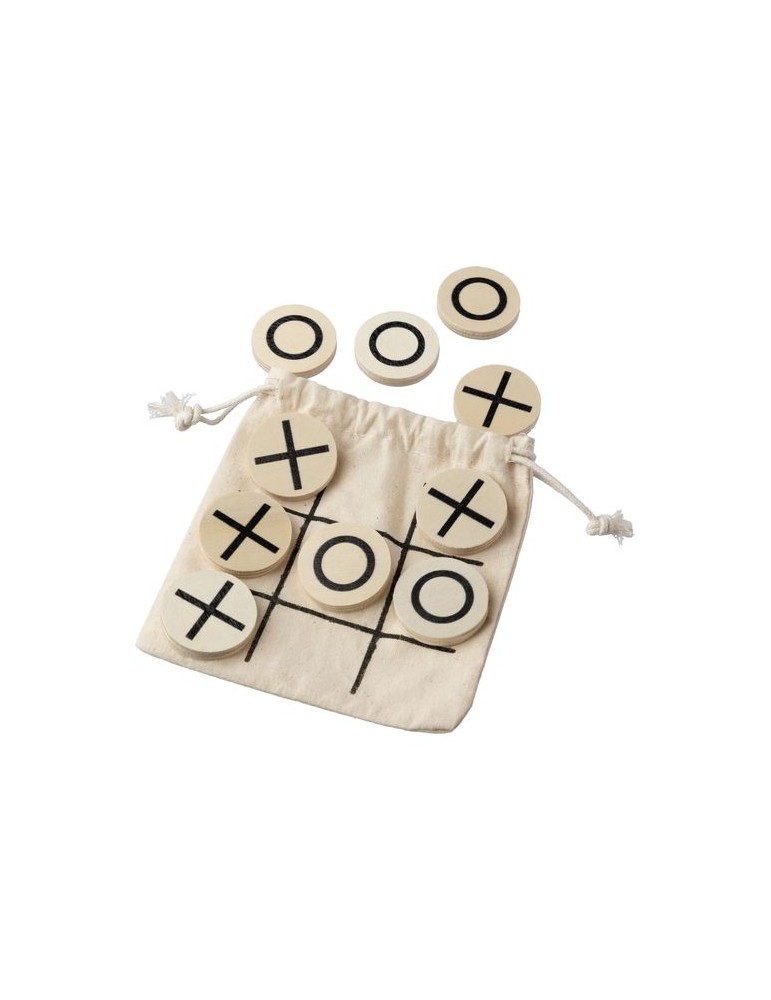 Jeu de Morpion en Bois - Cadeau Personnalisé pas cher