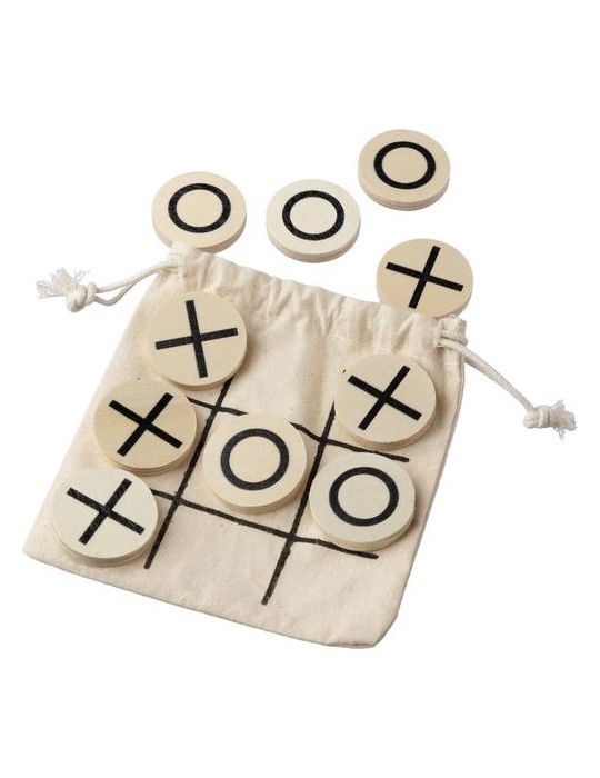 Jeu de Morpion en Bois - Cadeau Personnalisé pas cher
