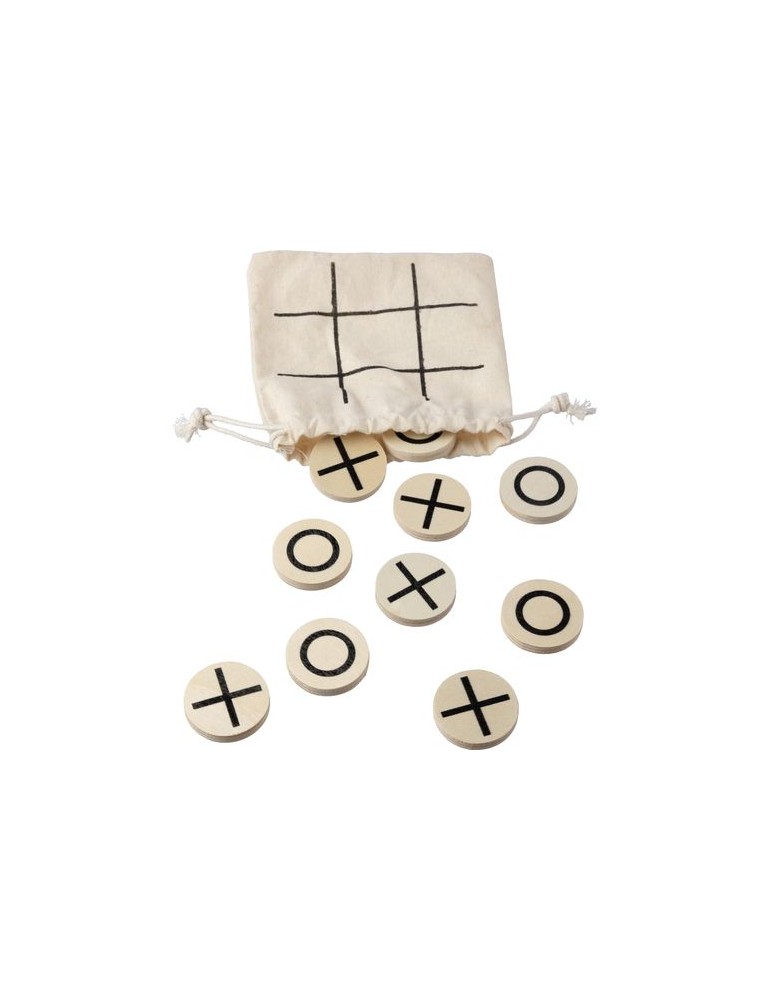 Jeu de Morpion en Bois - Cadeau Personnalisé pas cher
