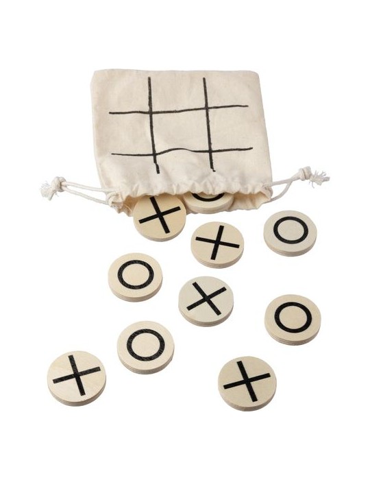 Jeu de Morpion en Bois - Cadeau Personnalisé pas cher
