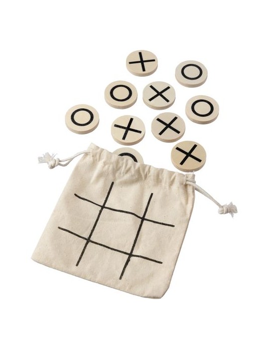 Jeu de Morpion en Bois - Cadeau Personnalisé pas cher