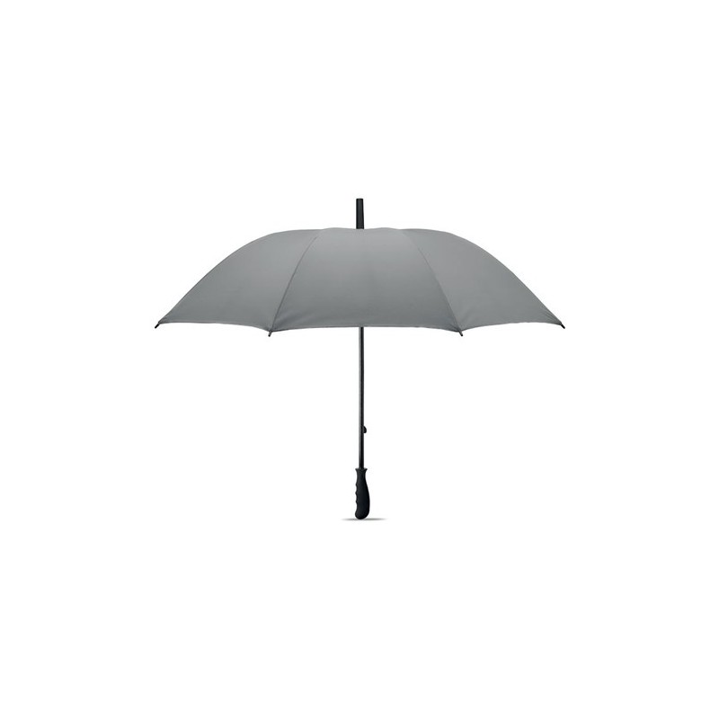 Parapluie réfléchissant personnalisé pratique VISIBRELLA Matières : PET Couleurs : argenté mat