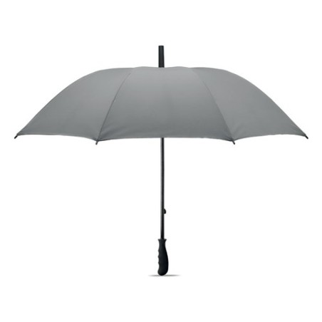 Parapluie réfléchissant personnalisé pratique VISIBRELLA Matières : PET Couleurs : argenté mat