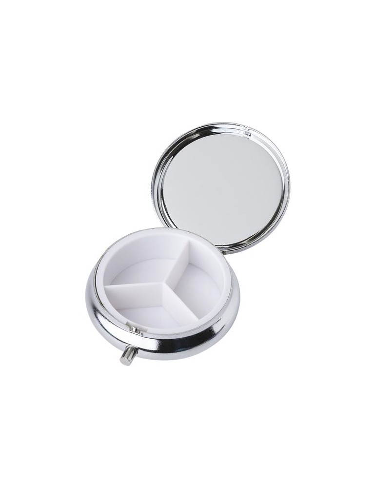 Boîte à pilules personnalisée - Pratique Metal Zara pas cher