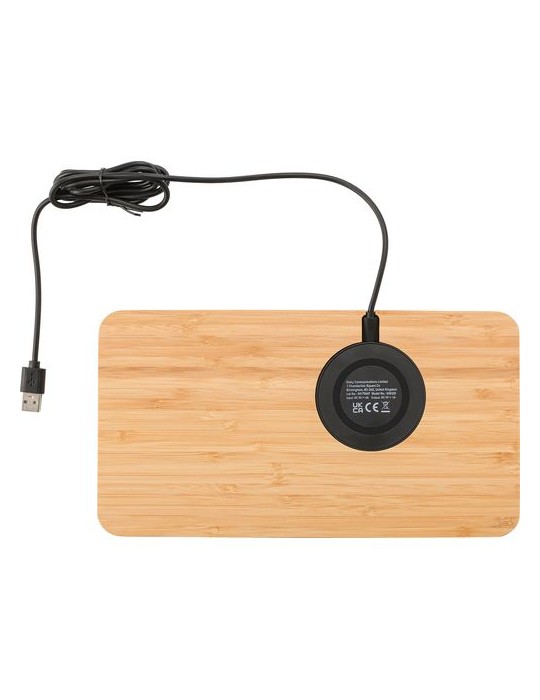 Organiseur de bureau personnalisé Faye - Chargeur à induction pas cher
