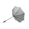 Parapluie réfléchissant personnalisé pratique VISIBRELLA Matières : PET Couleurs : argenté mat personnalisable avec votre logo