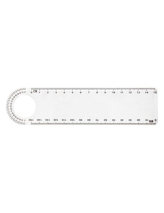 Règle multifonctions durable 15 cm - Ashlyn