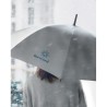 Parapluie réfléchissant personnalisé pratique VISIBRELLA Matières : PET Couleurs : argenté mat goodies publicitaire événementiel