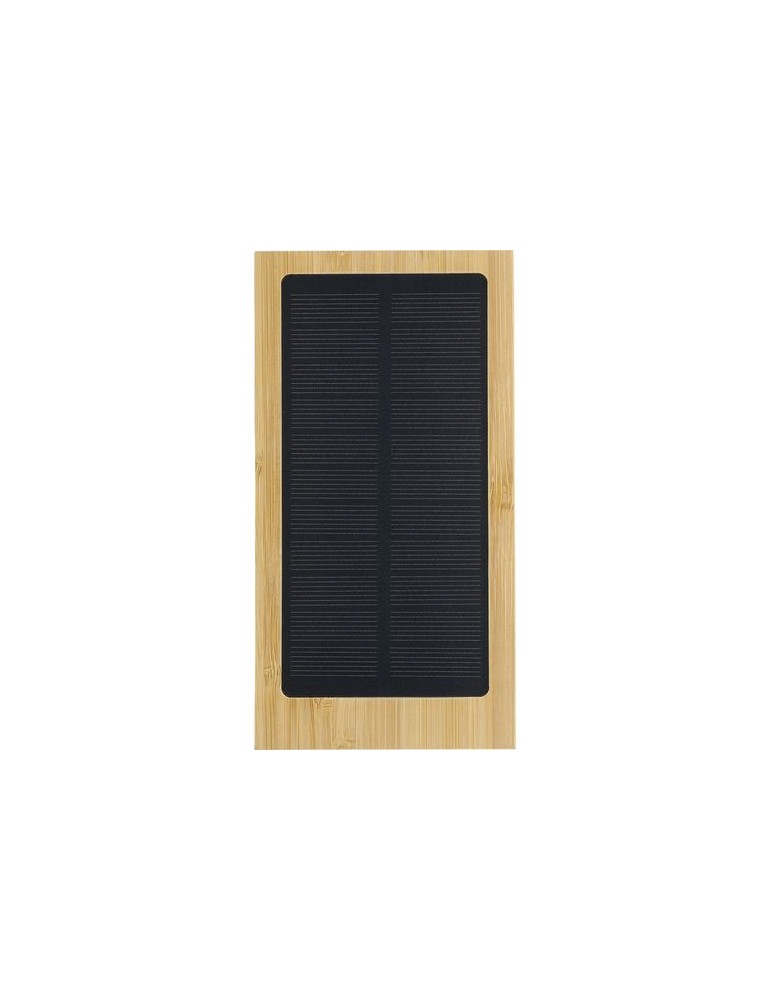 Power bank solaire en bambou Elz