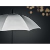 Parapluie réfléchissant personnalisé pratique VISIBRELLA Matières : PET Couleurs : argenté mat impression haute définition
