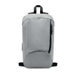 Sac à dos réfléchissant 600D personnalisé pas cher - VISIBACK Matières : PET Couleurs : argenté mat