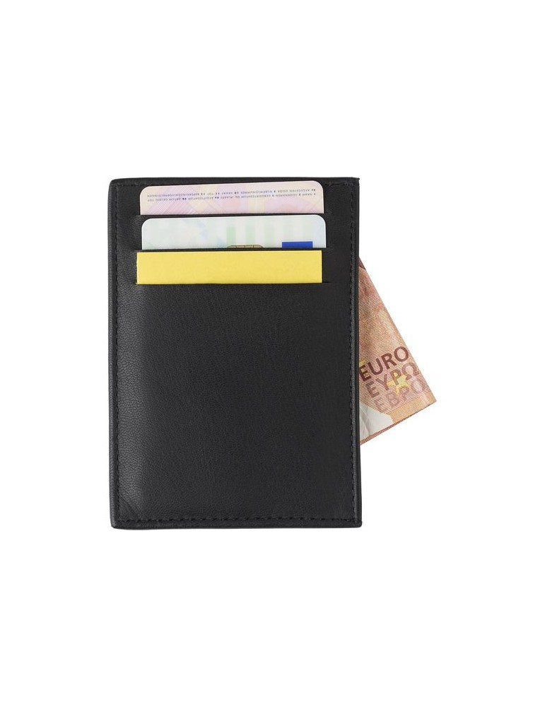Porte-cartes en cuir RFID personnalisé Logan
