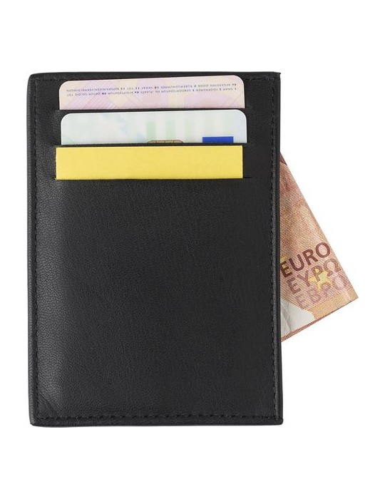 Porte-cartes en cuir RFID personnalisé Logan