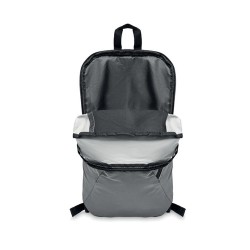 Sac à dos réfléchissant 600D personnalisé pas cher - VISIBACK Matières : PET Couleurs : argenté mat goodies publicitaire événeme