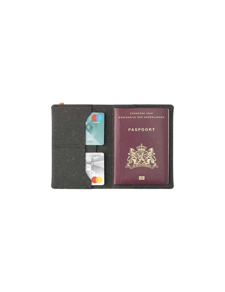 Recycled Leather Passport Holder étui à passeport