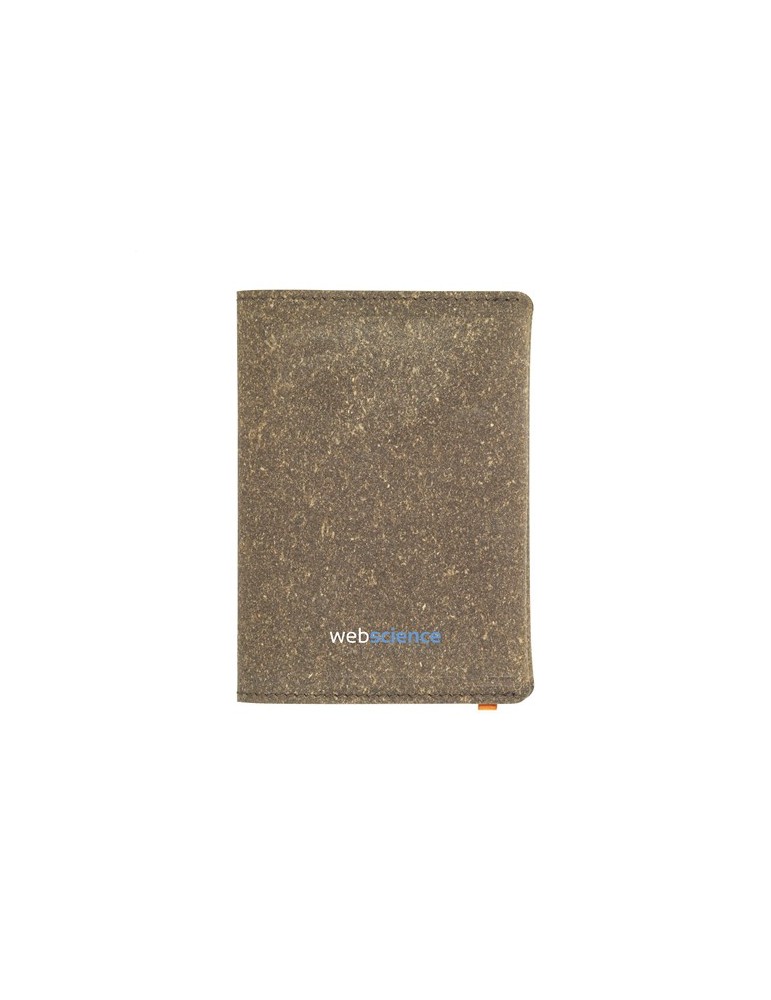 Recycled Leather Passport Holder étui à passeport