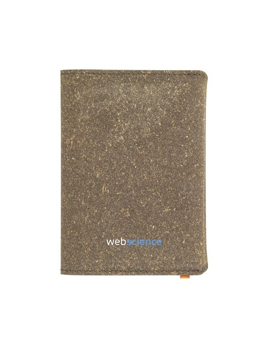 Recycled Leather Passport Holder étui à passeport