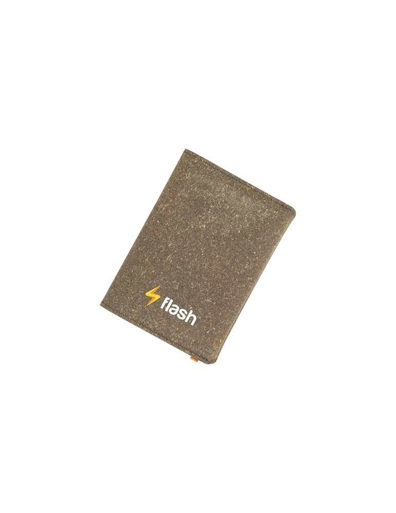 Recycled Leather Passport Holder étui à passeport