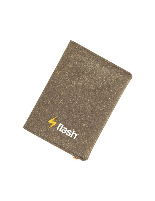 Recycled Leather Passport Holder étui à passeport