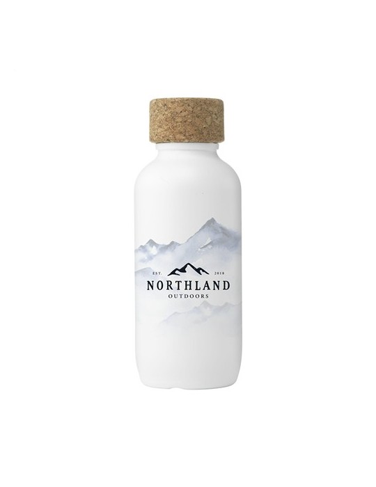 EcoBottle White 650 ml d'origine végétale - fabriquée en EU