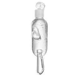 Gel antibactérien personnalisé 30ml pour l'hygiène - GEL2GO Couleurs : transparent 2