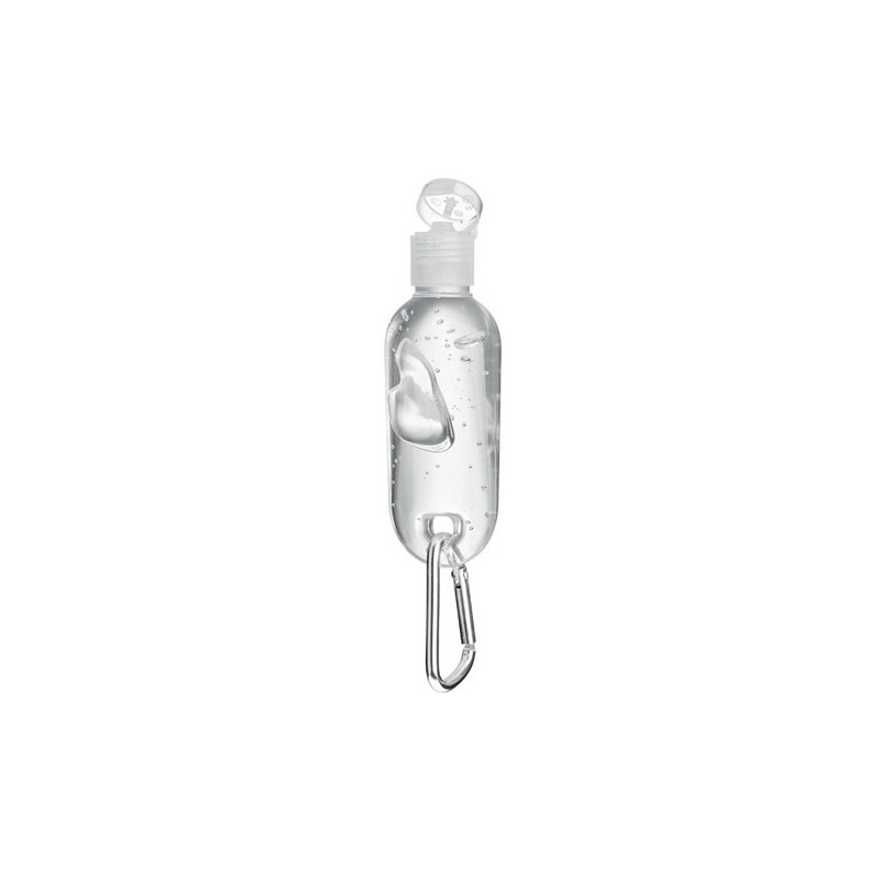 Gel antibactérien personnalisé 30ml pour l'hygiène - GEL2GO Couleurs : transparent personnalisable avec votre logo