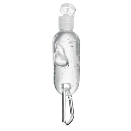 Gel antibactérien personnalisé 30ml pour l'hygiène - GEL2GO Couleurs : transparent personnalisable avec votre logo