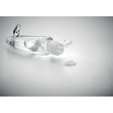 Gel antibactérien personnalisé 30ml pour l'hygiène - GEL2GO Couleurs : transparent goodies publicitaire événementiel