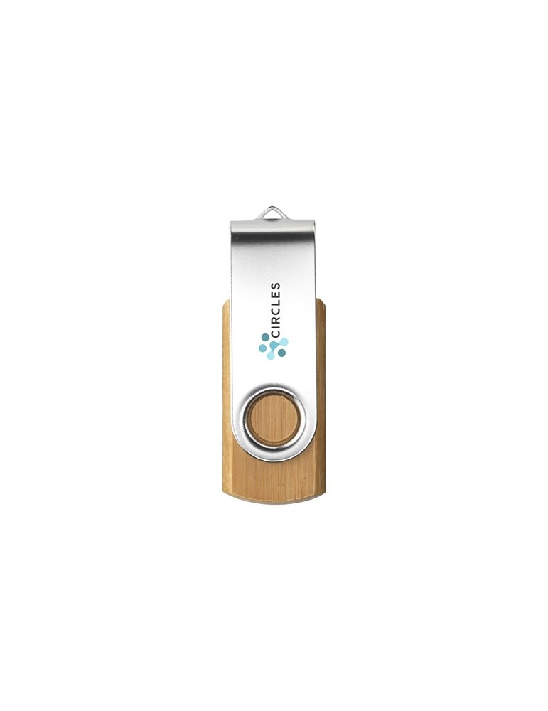 Twist Bamboo en stock clé USB 8 GB